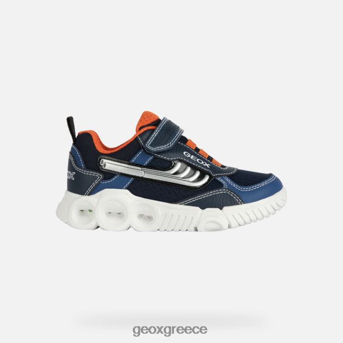 4DBLR01300 ναυτικό/πορτοκαλί Geox αγόρι σκουπιών