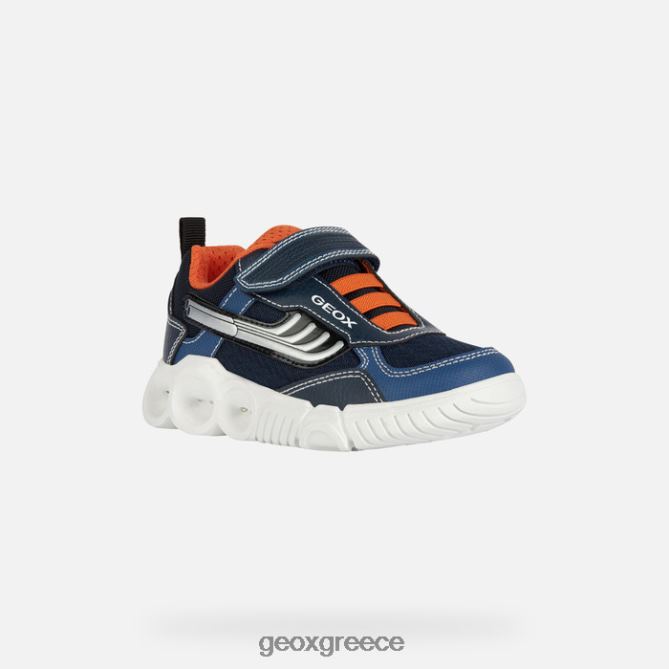 4DBLR01300 ναυτικό/πορτοκαλί Geox αγόρι σκουπιών
