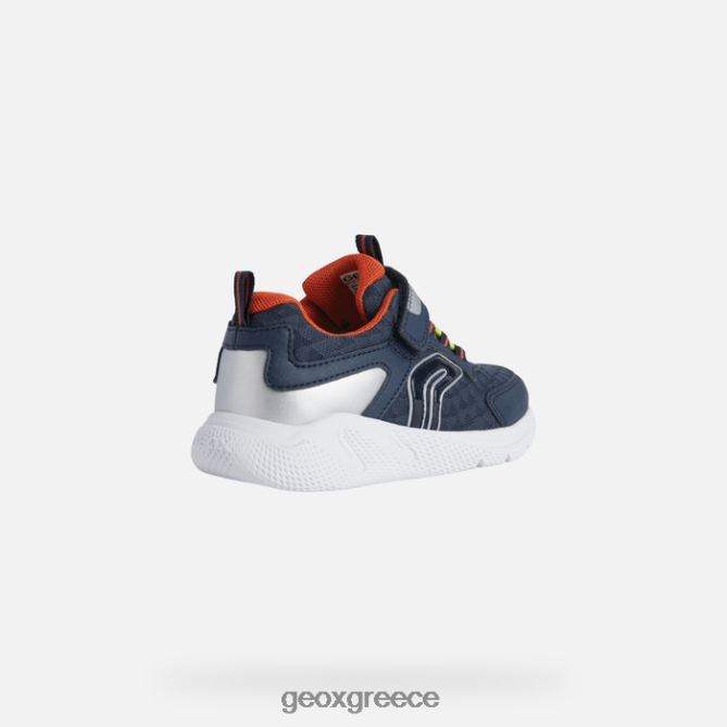 4DBLR01353 ναυτικό/πορτοκαλί Geox σπρίντα αγόρι