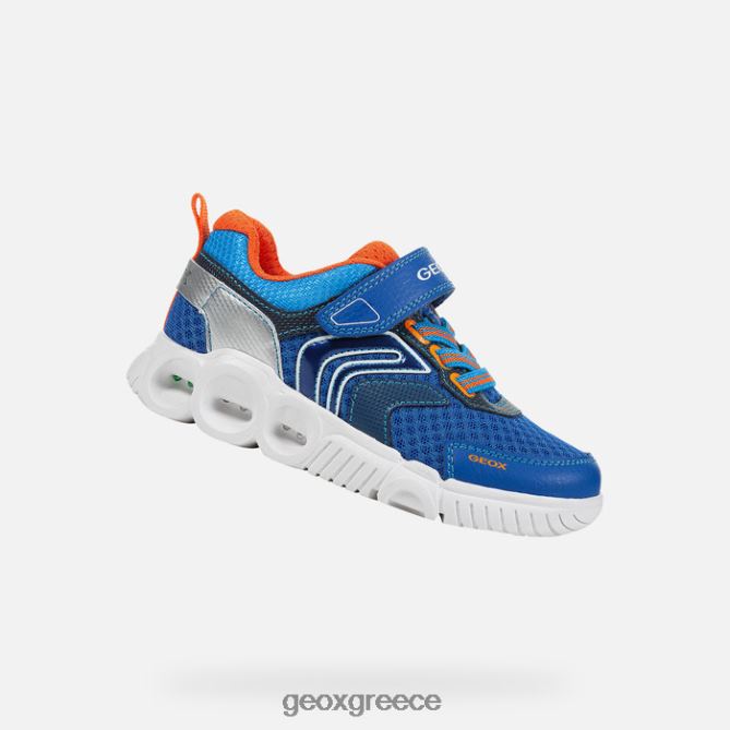 4DBLR01380 βασιλικό/πορτοκαλί Geox αγόρι σκουπιών