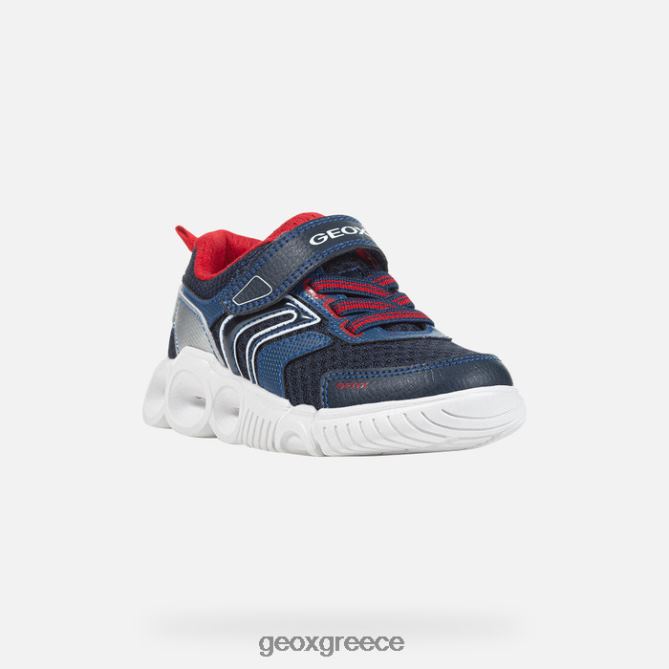 4DBLR01381 ναυτικό/κόκκινο Geox αγόρι σκουπιών