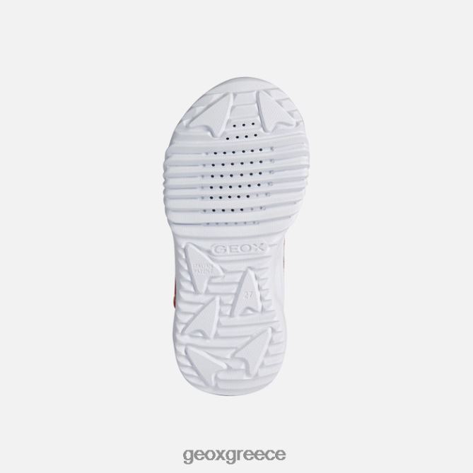 4DBLR01943 κόκκινο μαύρο Geox αγόρι βοηθός