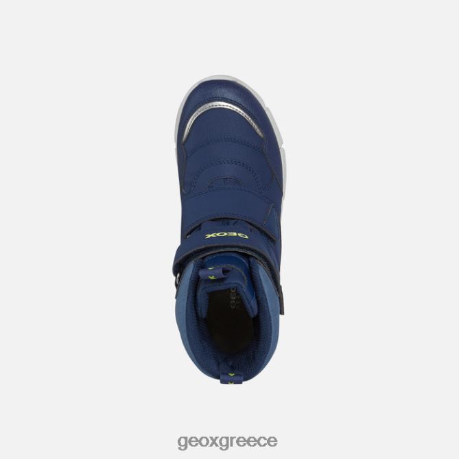 4DBLR01073 navy/fluo yellow Geox flexyper abx junior
