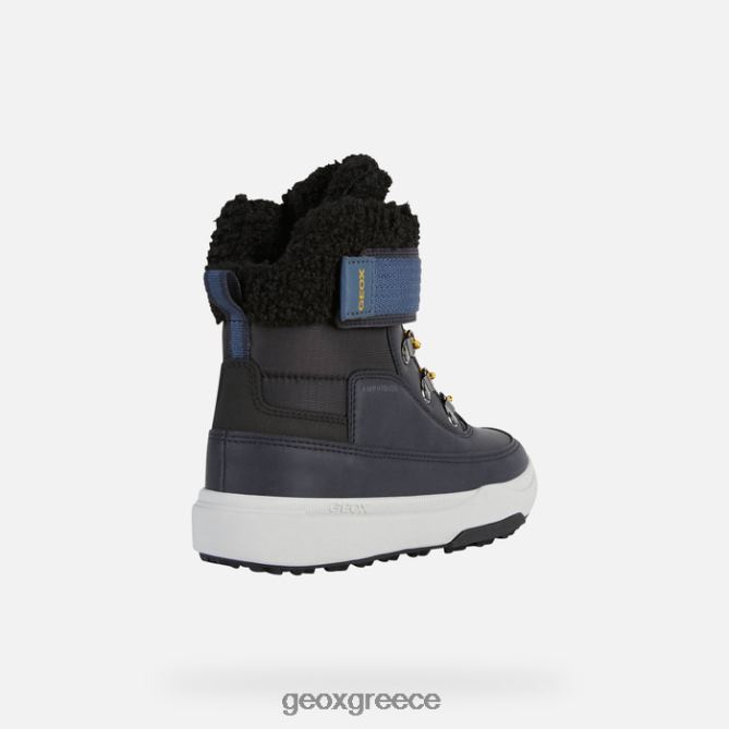 4DBLR01112 ναυτικό/μαύρο Geox bunshee pg abx junior