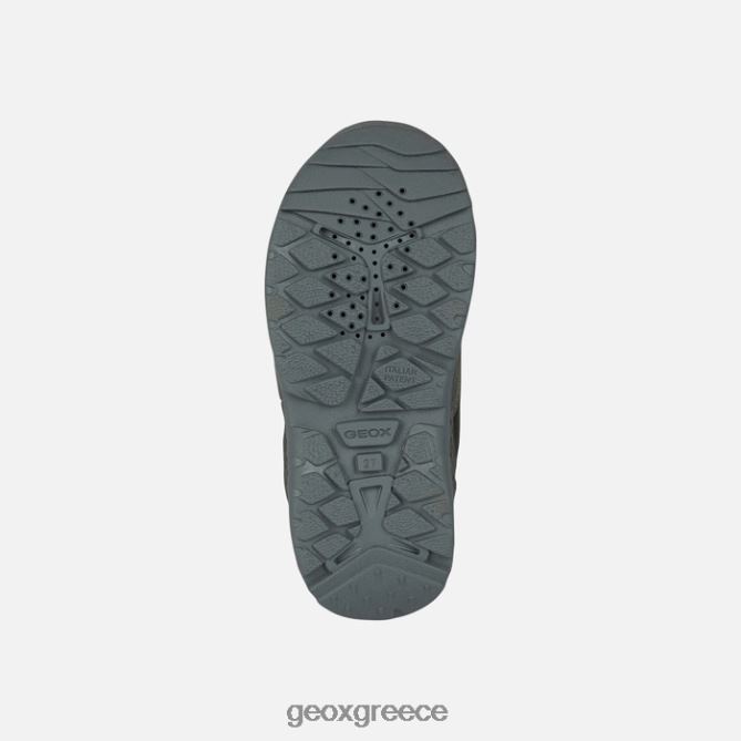 4DBLR01296 σκούρο πράσινο/κόκκινο Geox αγόρι σεντιέρο αβξ