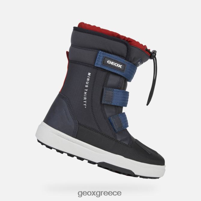 4DBLR01318 ναυτικό/κόκκινο Geox bunshee pg abx αγόρι