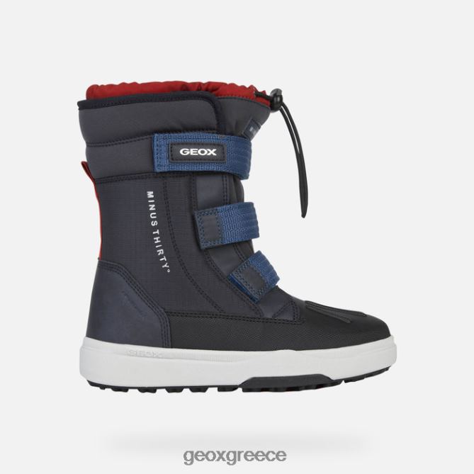 4DBLR01318 ναυτικό/κόκκινο Geox bunshee pg abx αγόρι