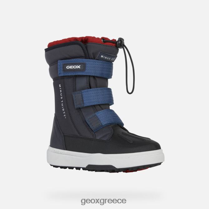 4DBLR01318 ναυτικό/κόκκινο Geox bunshee pg abx αγόρι