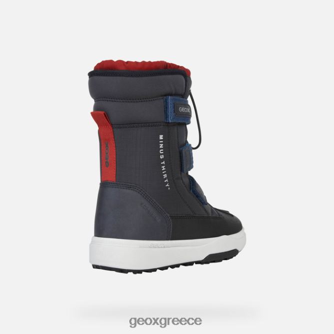 4DBLR01318 ναυτικό/κόκκινο Geox bunshee pg abx αγόρι