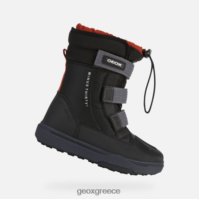 4DBLR01319 μαύρο/σκουριά Geox bunshee pg abx αγόρι