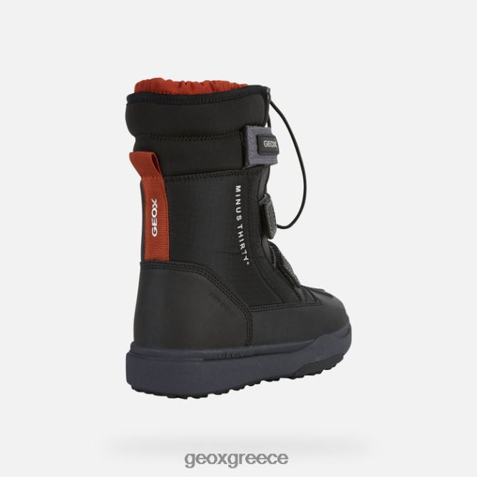 4DBLR01319 μαύρο/σκουριά Geox bunshee pg abx αγόρι