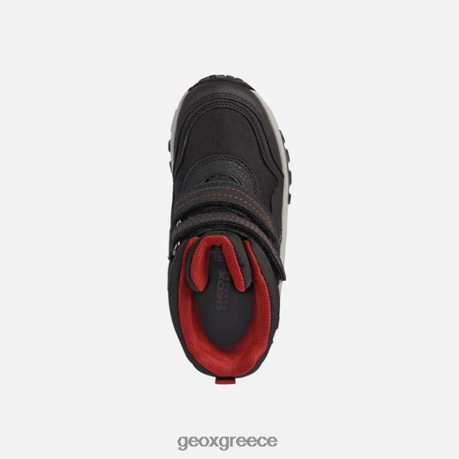 4DBLR01330 μαύρο κόκκινο Geox αγόρι abx των Ιμαλαΐων