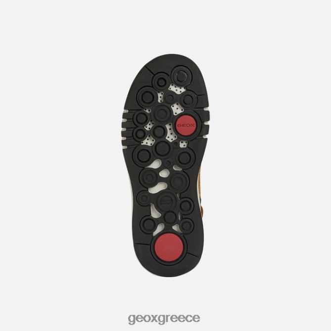 4DBLR01333 ανοιχτό καφέ/σκούρο κόκκινο Geox aeranter abx αγόρι