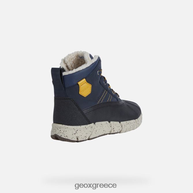 4DBLR01995 ναυτικό/κίτρινο Geox flexyper abx αγόρι
