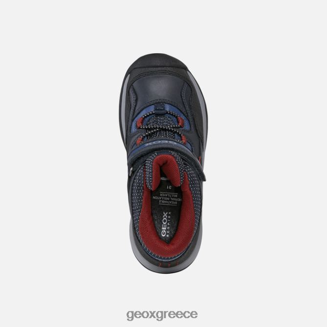 4DBLR04 ναυτικό/σκούρο κόκκινο Geox teram abx αγόρι