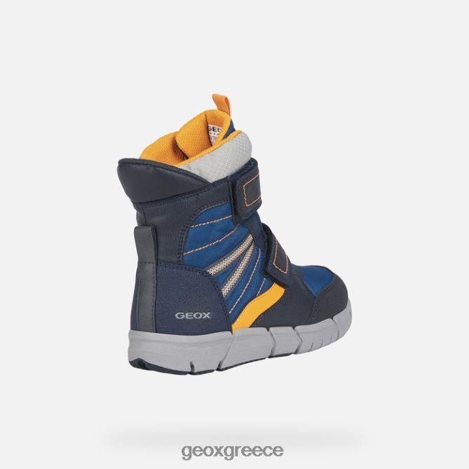 4DBLR01390 ναυτικό/πορτοκαλί Geox flexyper abx αγόρι