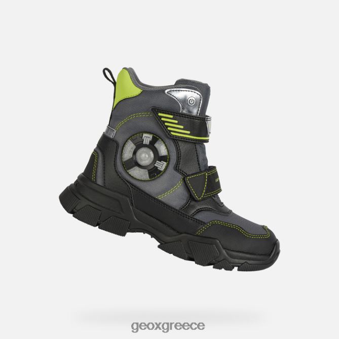 4DBLR01409 σκούρο γκρι / ασβέστη Geox αγόρι abx nevegal