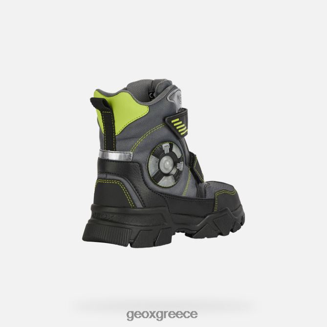 4DBLR01409 σκούρο γκρι / ασβέστη Geox αγόρι abx nevegal