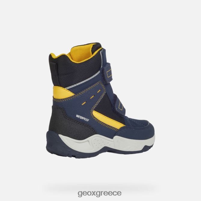 4DBLR01415 ναυτικό/κίτρινο Geox αγόρι σεντιέρο