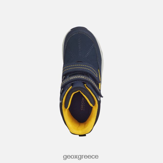 4DBLR01415 ναυτικό/κίτρινο Geox αγόρι σεντιέρο