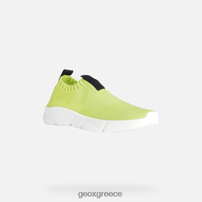 4DBLR01870 ασβέστη/μαύρο Geox Άριλ Τζούνιορ