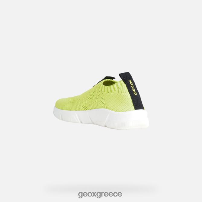 4DBLR01870 ασβέστη/μαύρο Geox Άριλ Τζούνιορ