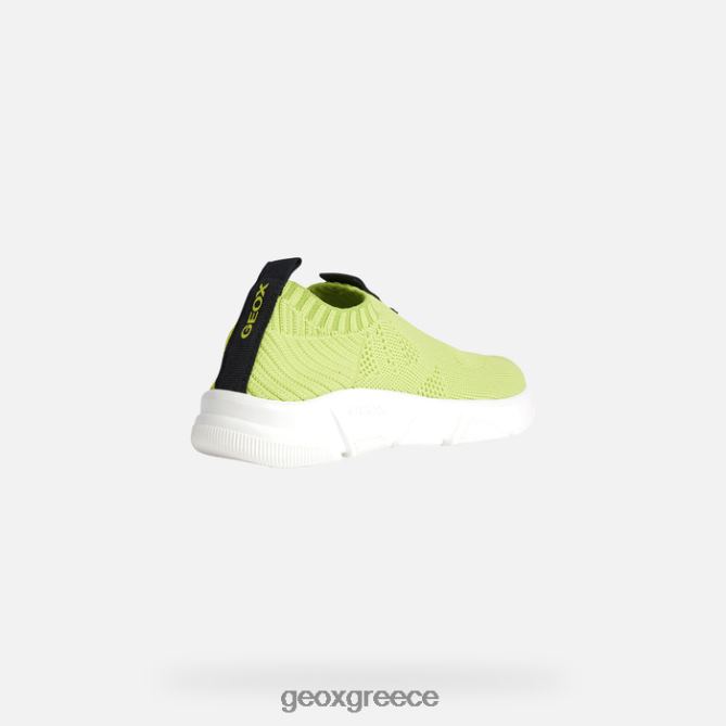 4DBLR01870 ασβέστη/μαύρο Geox Άριλ Τζούνιορ