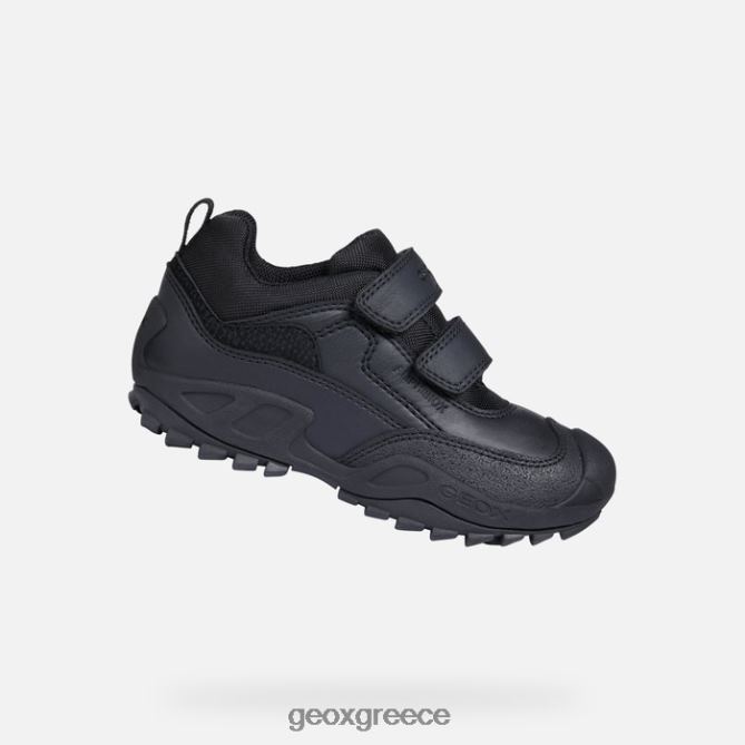 4DBLR01258 μαύρος Geox νέο άγριο abx αγόρι