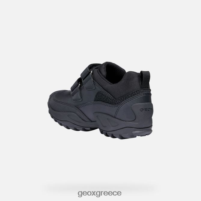 4DBLR01258 μαύρος Geox νέο άγριο abx αγόρι