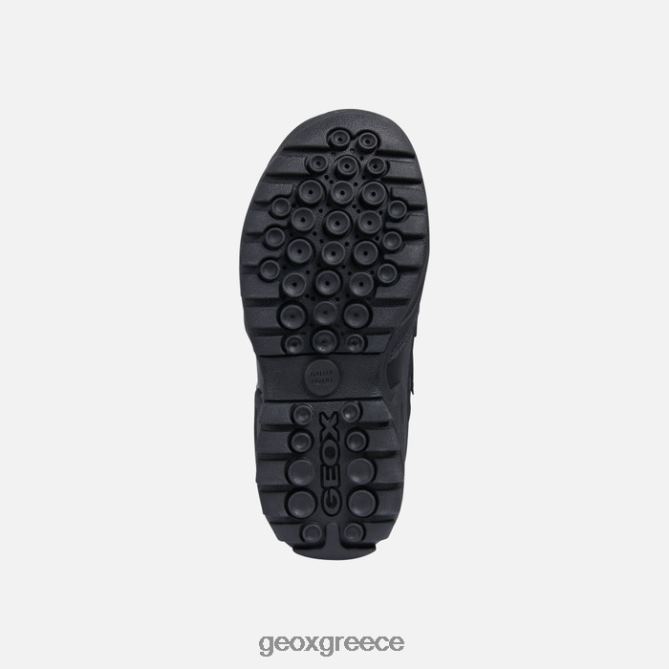 4DBLR01258 μαύρος Geox νέο άγριο abx αγόρι