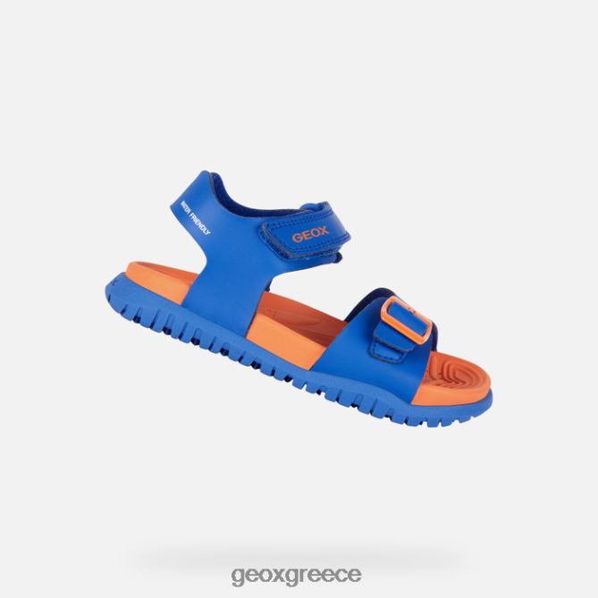 4DBLR01053 βασιλικό/πορτοκαλί Geox σανδάλι fusbetto junior