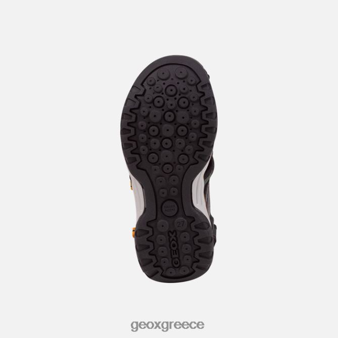 4DBLR01277 μαύρο/πορτοκαλί Geox borealis αγόρι