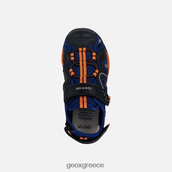 4DBLR01280 ναυτικό/πορτοκαλί Geox borealis αγόρι