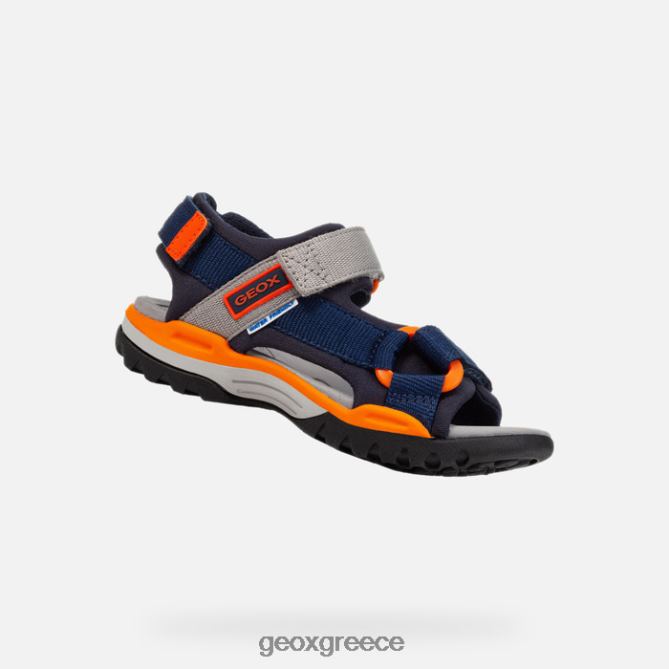 4DBLR01315 ναυτικό/πορτοκαλί Geox borealis αγόρι