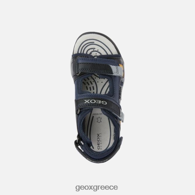 4DBLR01346 ναυτικό/σκούρο κίτρινο Geox borealis αγόρι