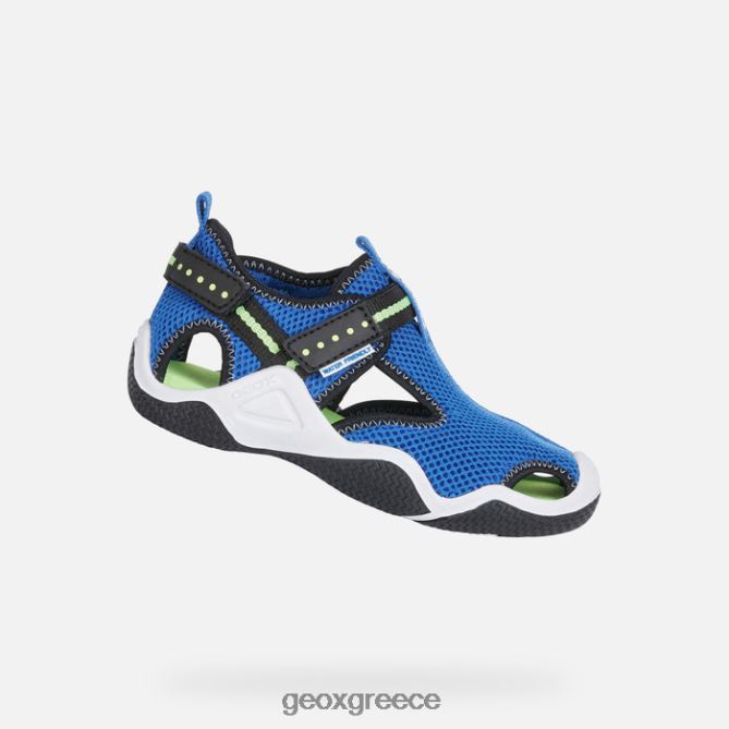 4DBLR01348 βασιλική/φθοροπράσινη Geox wader junior