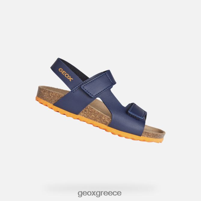 4DBLR01378 ναυτικό/πορτοκαλί Geox γκίτα αγόρι