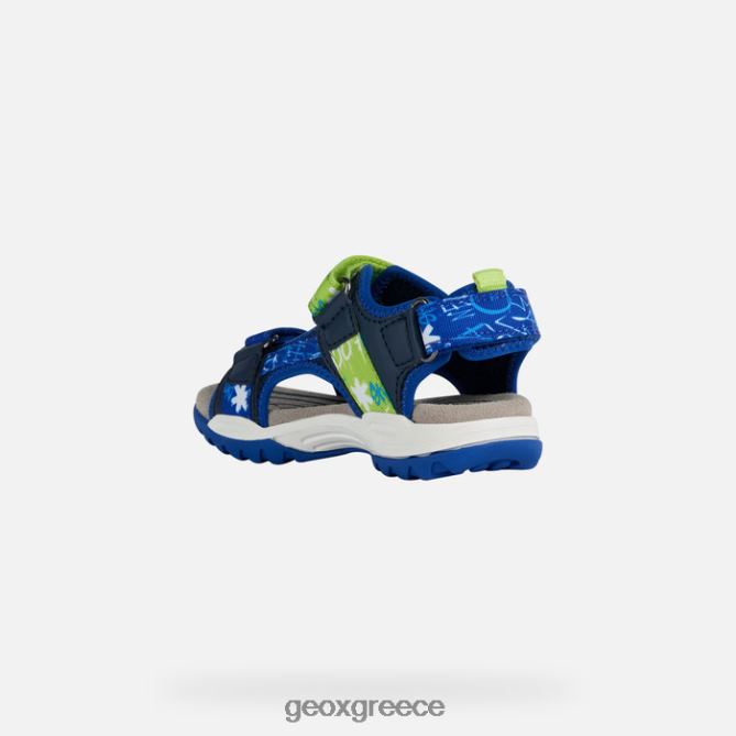 4DBLR01957 ναυτικό / ασβέστη Geox borealis αγόρι