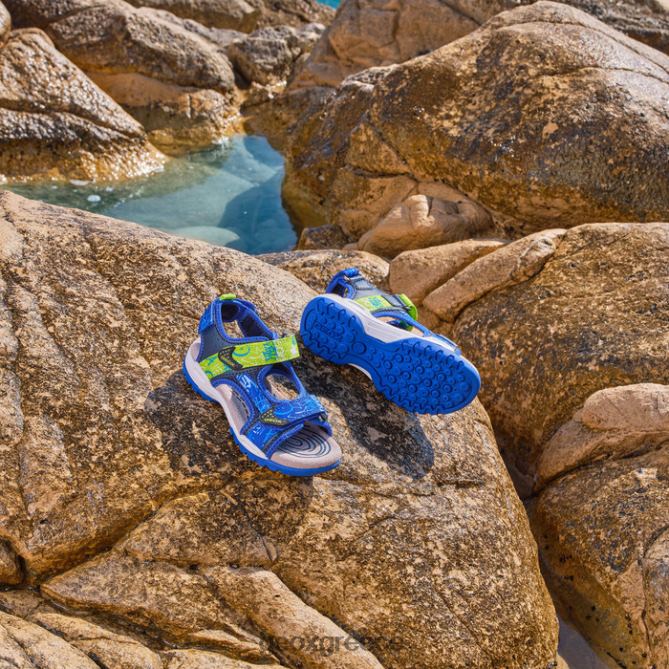 4DBLR01957 ναυτικό / ασβέστη Geox borealis αγόρι