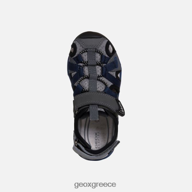 4DBLR01963 σκούρο γκρι/ναυτικό Geox borealis αγόρι