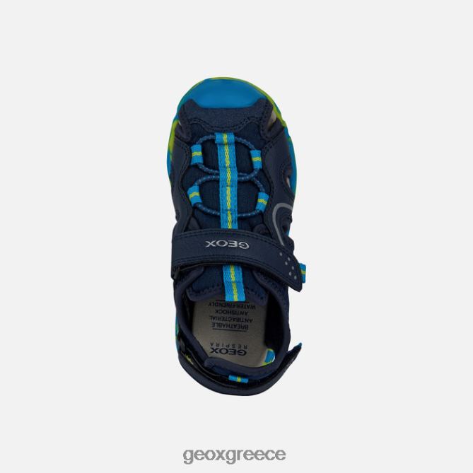 4DBLR01973 ναυτικό / ασβέστη Geox borealis αγόρι