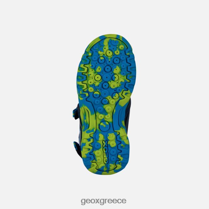 4DBLR01973 ναυτικό / ασβέστη Geox borealis αγόρι