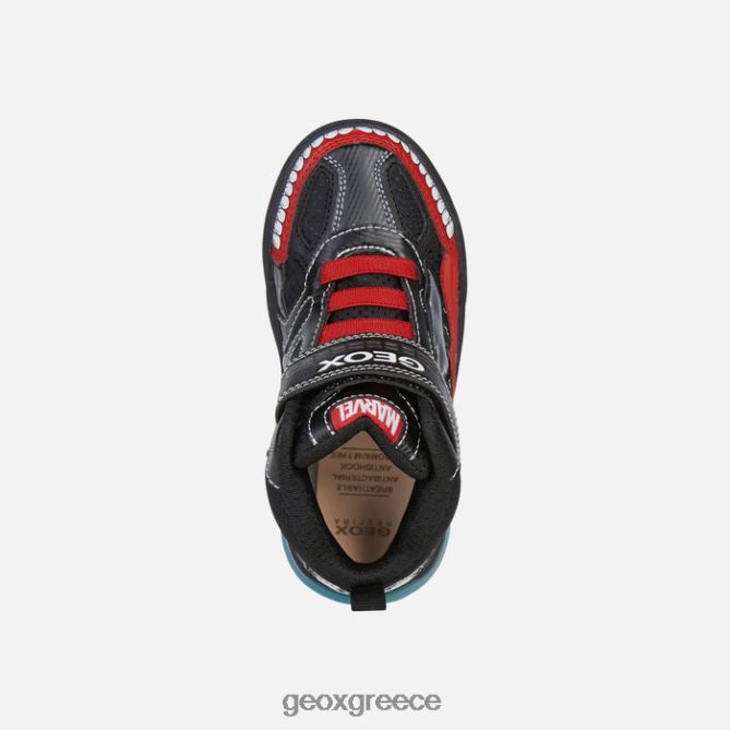 4DBLR01016 μαύρο κόκκινο Geox γκρέι τζούνιορ