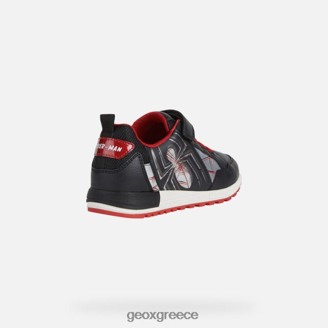 4DBLR01133 μαύρο κόκκινο Geox άλμπεν τζούνιορ