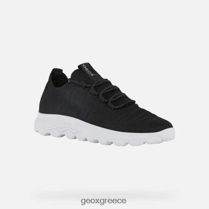 4DBLR0100 μαύρος Geox σφαιρική γυναίκα