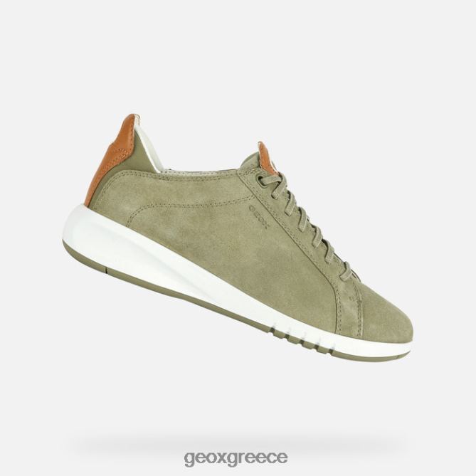 4DBLR0103 φιστίκι/καμήλα Geox aerantis γυναίκα