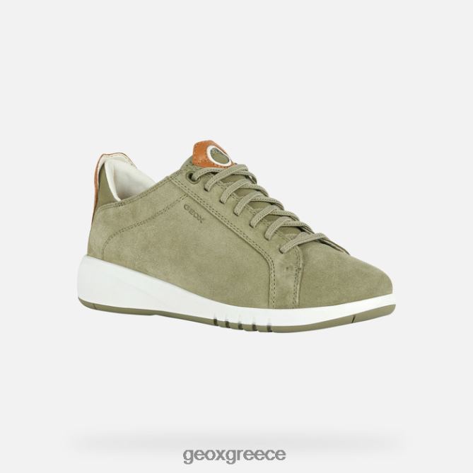 4DBLR0103 φιστίκι/καμήλα Geox aerantis γυναίκα