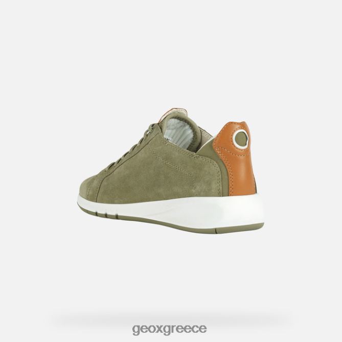 4DBLR0103 φιστίκι/καμήλα Geox aerantis γυναίκα