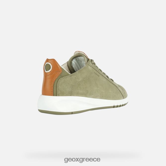 4DBLR0103 φιστίκι/καμήλα Geox aerantis γυναίκα