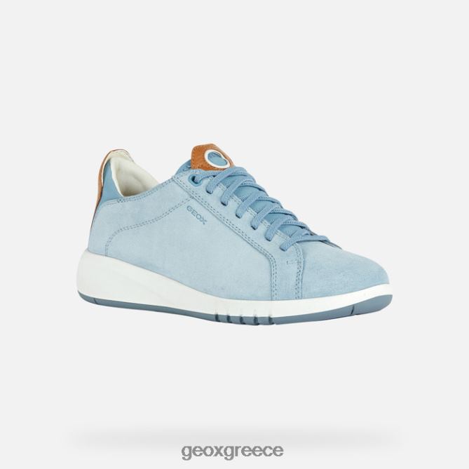 4DBLR0104 ελαφρύς ουρανός/καμήλα Geox aerantis γυναίκα